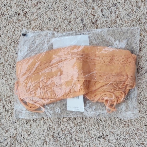 NEW FREE PEOPLE Home Again Cami Orange Tank Top - Picture 11 of 12